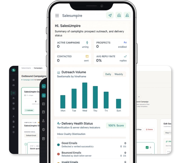 SalesUmpire - Send Sales Emails, Cold Outreach, Get Replies in East Africa